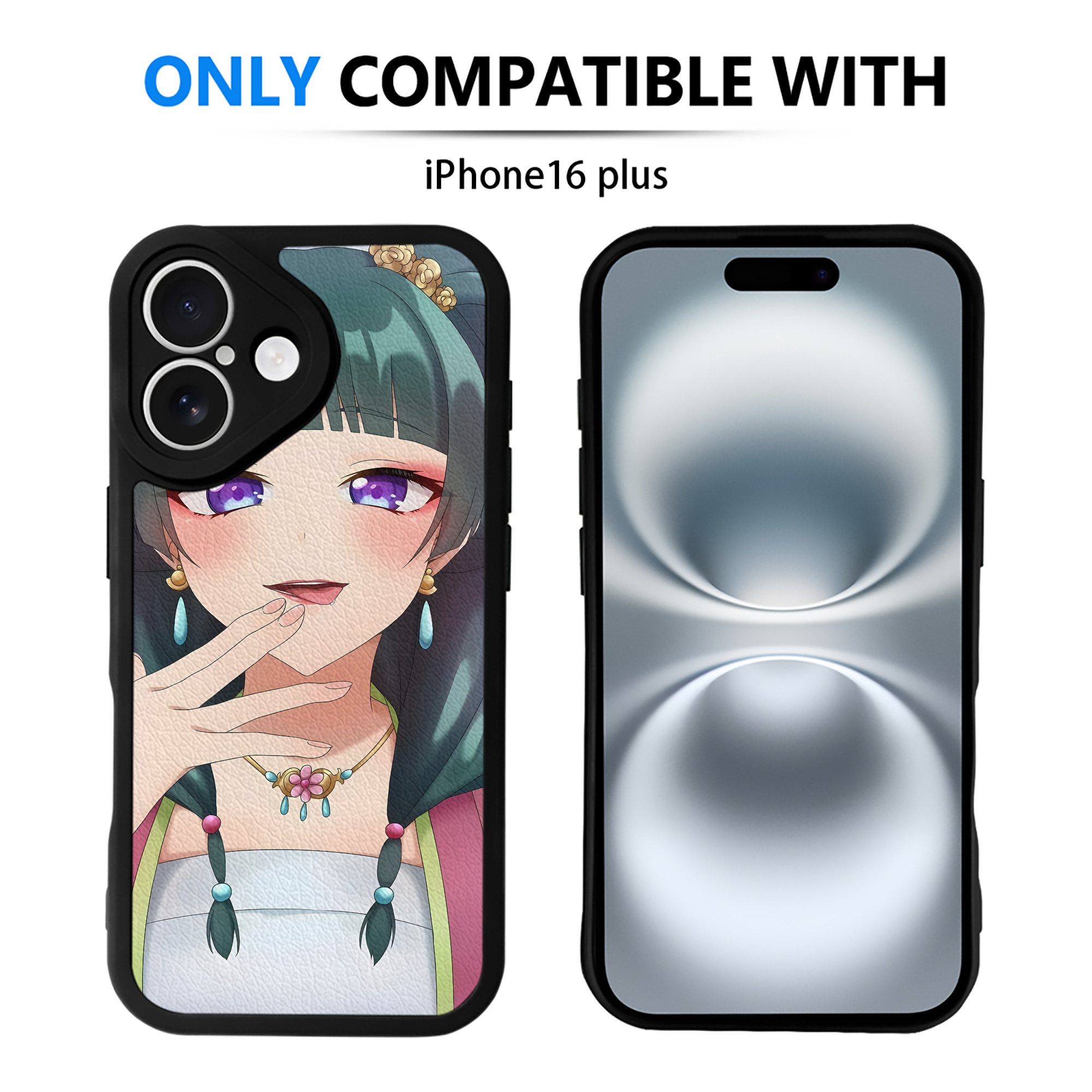 （画像用） 薬屋のひとりごと The Apothecary Diaries 【iPhone 16シリーズ対応】シリコンスマホケース（レザー調） 材質：シリコン